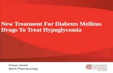New treatment for Diabetes Mellitus and Drugs to treat Hypoglycemia
