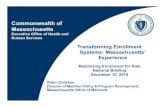 Transforming Enrollment Systems: Massachusetts’ Experience