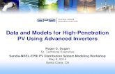 2014 PV Distribution System Modeling Workshop: Data and Models for High Penetration Using Advanced Inverters: Roger Dugan, EPRI