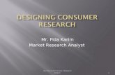 Designing Consumer Market Research by Fida Karim