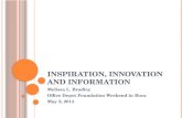 Melissa Bradley - Inspiration, Innovation and Information