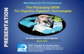 ORGANICS2 Pre-Processing MSW Organics Digestion Technologies, Ric Wahl