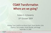 CGIAR TransformationWhere are we going?
