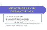 Mesotherapy in dermatology 19 may 2010