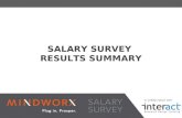Mindworx Salary Survey   Summary