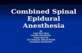 Combined Spinal Epidural Anesthesia