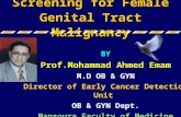 Screening for Female Genital Tract Malignancy