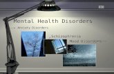 Mental Health Disorders L Dewing