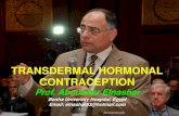 TRANSDERMAL HORMONAL CONTRACEPTION Prof. Aboubakr Elnashar