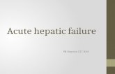 Acute hepatic failure