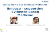 Embase - Supporting Evidence Based Medicine - Webinar 24 Oct 2012