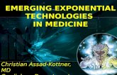 Impact of Emerging Exponential Technologies in the way we practice Medicine