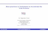 Acceleration of clinical trials Dr jani