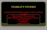 Stability studies kkk