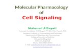 Molecular pharmacology of cell signling