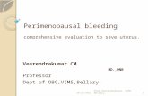 Perimenopausal bleeding