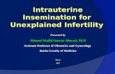 Intra uterine insemination for unexplained infertility