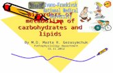 Pathophis of carbohydrates and lipids metabolism