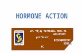 Hormone action ppt BIOCHEMISTRY