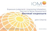 An introduction to dermal exposure assessment