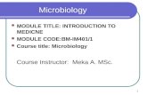 introduction to Microbiology