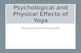 Not Just Yoga (II) - Psychological and physical effects of yoga version 2013