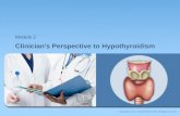 Hypothyroidism --a clinical perspective
