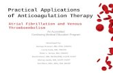 Practical application of  anticoagulation therapy af and vte april 12