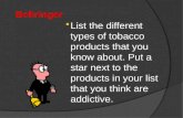 Unit 3 substance abuse, lesson 1 tobacco power point