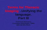 Terms for thoracic imaging 3