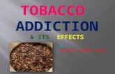 Tobacco & its effect