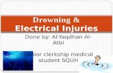 Drowning and electrical injuries