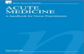 Acute medicine   a handbook for nurse practitioners