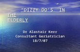 "Dizzy turns" in the elderly