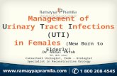Management of Urinary Tract Infections (UTI) in Females (New Born to Elderly)