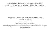 Hospital Quality Accreditation - UPCPH - ROJoson - 2013-08-16
