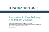 Innovation in Care Delivery: The Patient Journey