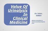 Value of urinalysis in clinical medicine