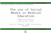 The Use Of Social Media In Medical Education