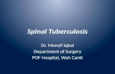 Spinal Tuberculosis by Dr. Monsif Iqbal