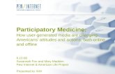 Participatory Medicine at NIH