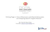 Hitting Page 1: How Influencers and Brand Advocates are Shaping Search Results