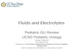 Pedi gu review fluids and electrolytes