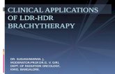 clinical applications of ldr and hdr brachytherapy