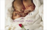 Pulp treatment modalities