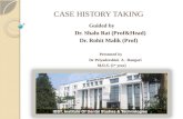 Case history by Dr. Priyadarshini A Rangari