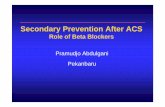 Secondary Prevention after ACS - Role of Beta Blockers