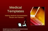 Medical Templates  Making Medical Documentation Simple And Painless