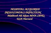 Hospital acquired (nosocomial) infection by Mahboob ali khan CPHQ USA