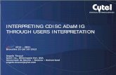 INTERPRETING CDISC ADaM IG THROUGH USERS INTERPRETATION